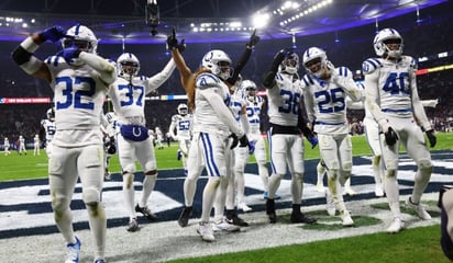 Los Colts derrotaron a los Patriots desde Alemania en un juego ¡Para el olvido!