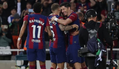 ¡Remontada azulgrana! Barcelona se llevó el triunfo ante Alavés con doblete de Lewandowski