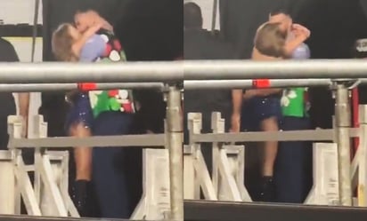 El intenso beso entre Taylor Swift y Travis Kelce en el regreso de 'The Eras Tour'