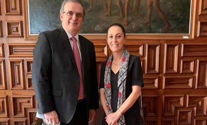 Claudia Sheinbaum celebra decisión de Marcelo Ebrard de quedarse en Morena