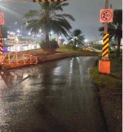 La región registra poco más de una pulgada de precipitación por lluvias 