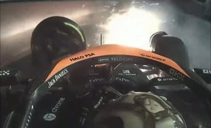 Así fue el brutal choque contra los muros de Lando Norris en el GP de Las Vegas