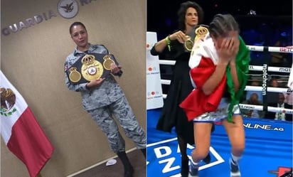 Erika Cruz, Subagente de la Guardia Nacional se convierte en campeona mundial de boxeo