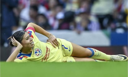 Kiana Palacios y su festejo “a la Cuauhtémoc Blanco” en el Clásico Nacional Femenil