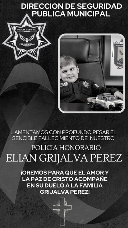 Lamentan fallecimiento de Elian Grijalva Pérez 