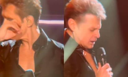 Luis Miguel rompe en llanto al escuchar a su público cantar 'La incondicional' en la Arena CDMX: 
