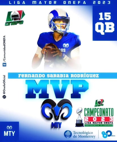 Gana MVP Nigropetense en la ONEFA