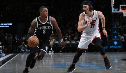 Jaime Jáquez Jr. y Miami Heat no pudieron en su visita ante los Nets