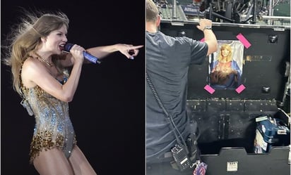 El póster de Taylor Swift que recorre el mundo tras ser comprado en Foro Sol de CDMX