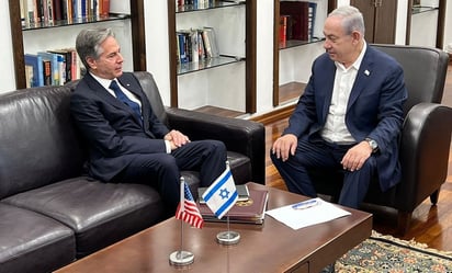 Es 'imperativo' proteger a los civiles en Gaza, dice Blinken a Netanyahu