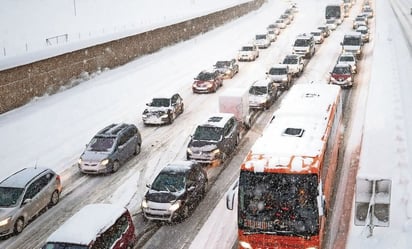 El sur de Alemania parcialmente paralizado por las fuertes nevadas