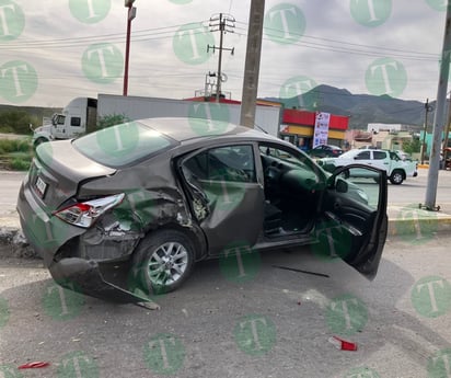 Accidente vial deja a mujer de la tercera edad lesionada en Monclova