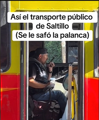 La realidad del transporte público en Saltillo se expone en TikTok