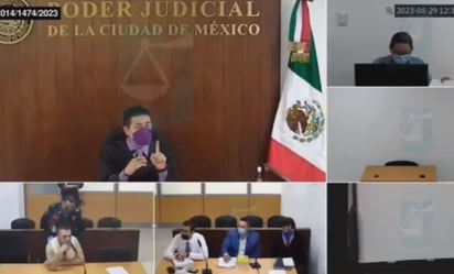 VIDEO: Hombre acusado de violencia familiar amenaza y agrede a un juez en plena audiencia