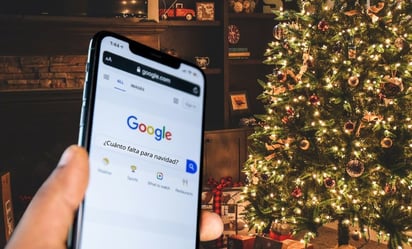 ¿Qué pasa si buscas 'cuánto falta para navidad' en Google?: 
