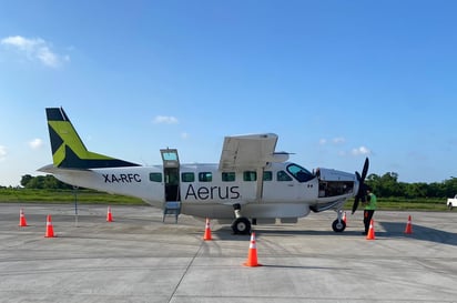 Vuelos de AERUS son el 80% de la ruta, Monterrey - Piedras Negras