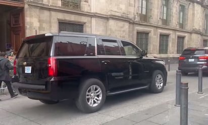 Janet Yellen, secretaria del Tesoro de EU, llega a Palacio Nacional para reunirse con AMLO