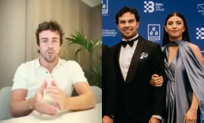 Fernando Alonso comparte premio con Checo Pérez en gala FIA