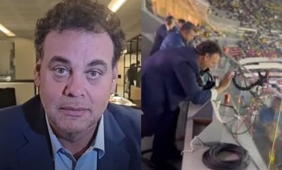 David Faitelson se convierte en 'celebridad' durante el partido entre América y Atlético de San Luis