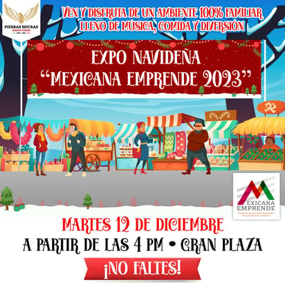 Invitan a la expo navideña 