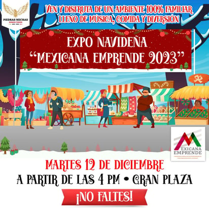 Desarrollo Económico invita a la expo navideña