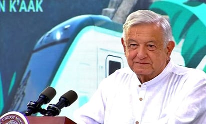 AMLO califica este día como histórico por la inauguración del primer tramo del Tren Maya