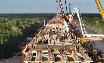 Tren Maya ya cumplió con el propósito de crear miles de empleos en el Sureste de México: AMLO