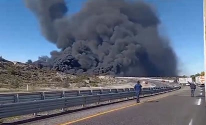 VIDEO: Accidente provoca explosión de pipa en autopista Puebla-Veracruz