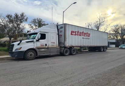 Camión de Estafeta transportaba droga