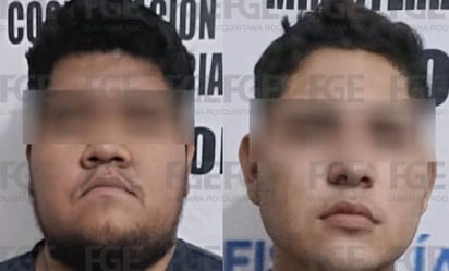 Capturan FGE de Quintana Roo a Luis Felipe “N” y Juan Pablo “N” por asesinato de ex gánster de Canadá