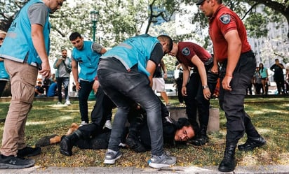 Manifestantes tendrán que pagar 75 mil dólares por operativo de seguridad durante protesta en Argentina