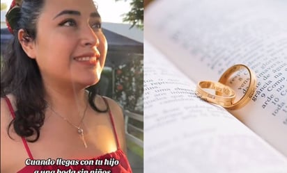 Pareja lleva a su hijo a una boda 'sin niños' y le niegan entrada; video causa polémica