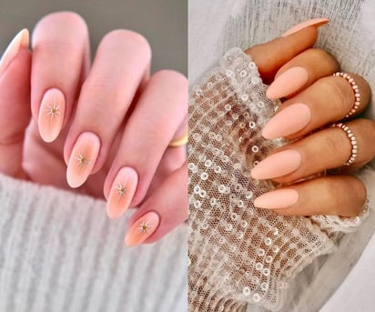 Uñas peach fuzz: 5 ideas para llevar el color Pantone 2024: Todo verdadero amante de la moda comprende la relevancia del color Pantone en el ámbito del diseño.