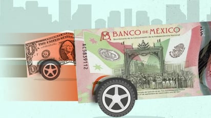 El peso se apreció 13.03% frente al dólar durante 2023