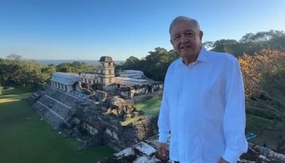 Desde Palenque, AMLO desea que en 2024 no haya ninguna calamidad: 'El porvenir será de nosotros'