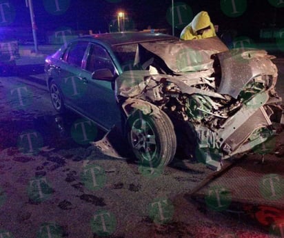 Fuerte choque en la carretera 57 deja a una persona lesionada en Castaños