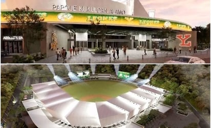 Paseo comercial, bar, palcos, gimnasio: Así es el estadio de beisbol Kukulkán que remodela Sedena en Yucatán