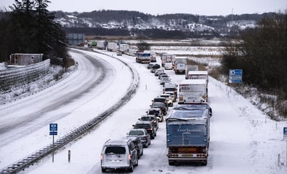 Nieve y temperaturas extremas provocan caos en Suecia, Finlandia y Dinamarca