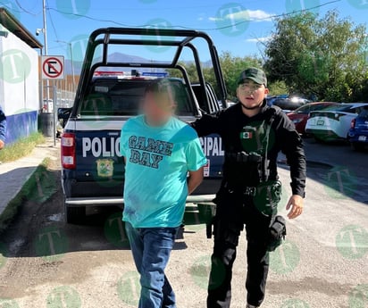 Policía Municipal captura a peligroso asaltante en Monclova