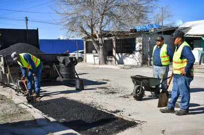 Intensifican las acciones de bacheo