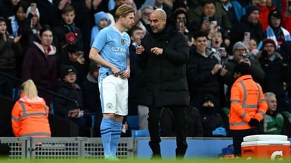 Kevin De Bruyne volvió a jugar en Manchester City tras cinco meses de ausencia