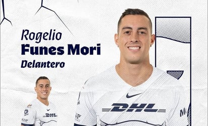 ¡Oficial! Rogelio Funes Mori es presentado como refuerzo de Pumas para el Clausura 2024