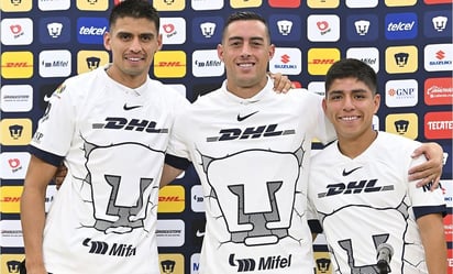 Pumas presentó a sus tres refuerzos para el Clausura 2024; esto fue lo que dijeron