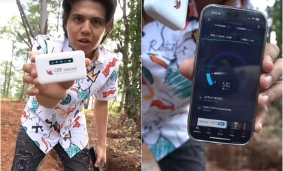 Joven reacciona a velocidad de internet móvil de la CFE en zona rural y se viraliza en TikTok