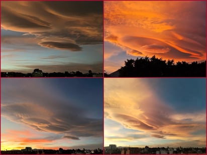 ¡Atardecer espectacular! Te explicamos qué son las nubes lenticulares