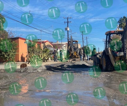 Cambio de tubería en la Guadalupe genera derrame de agua