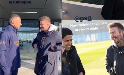 David Beckham, presidente del Inter Miami, viajó a París y se reunió con Kylian Mbappé