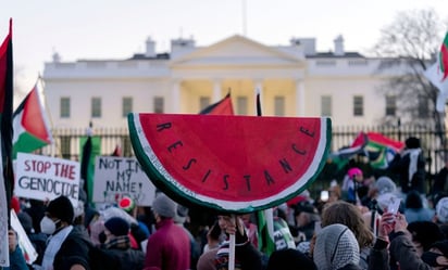 Evacúan personal no esencial de la Casa Blanca en medio de protestas por guerra en Gaza