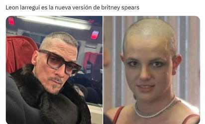 Cambio de look de León Larregui desata memes… ¡lo comparan con Britney Spears!