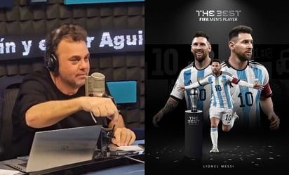 David Faitelson defiende a Messi por el premio The Best: “Mbappé y Haaland no le llegan a los talones”